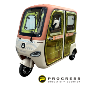 Elektrinis triratis Progress su stogu ir durimis 950W 60V 20Ah