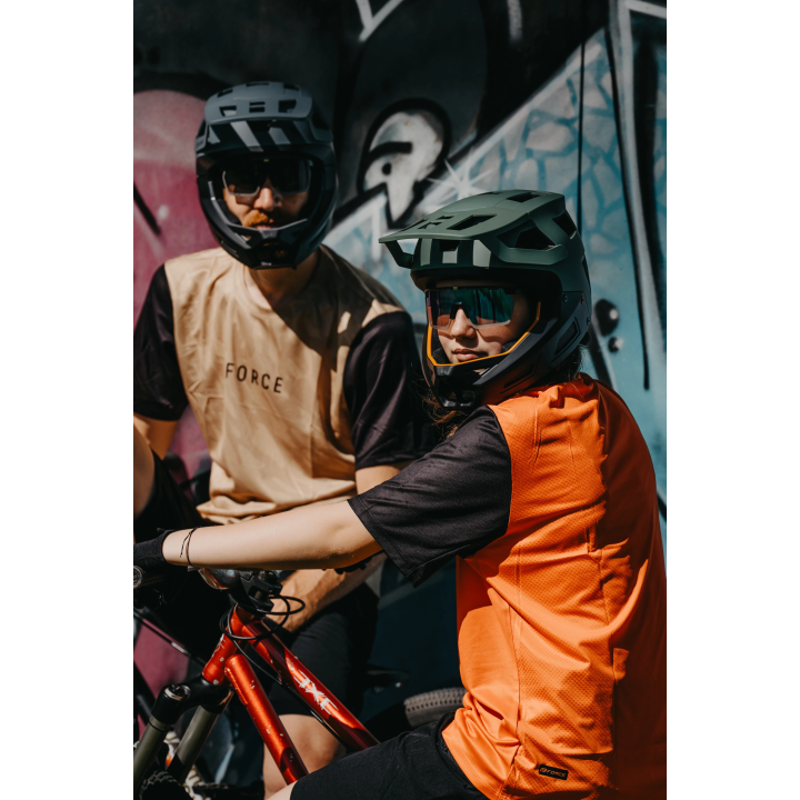 Šalmas FORCE DROP downhill green-black XS-S (51–54 cm)