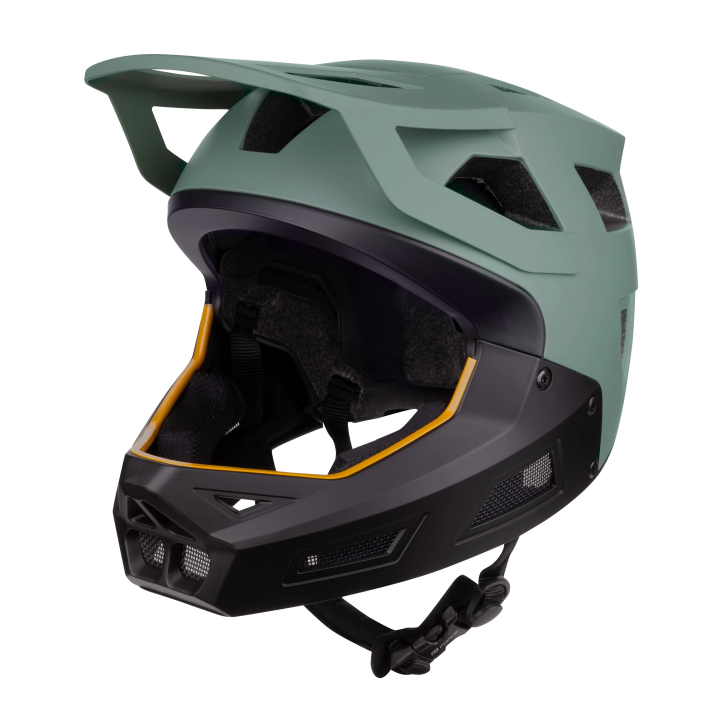Šalmas FORCE DROP downhill green-black XS-S (51–54 cm)