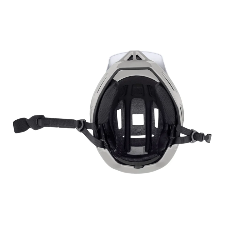 Šalmas FORCE DROP  downhill white-grey (L-XL 58-61cm)
