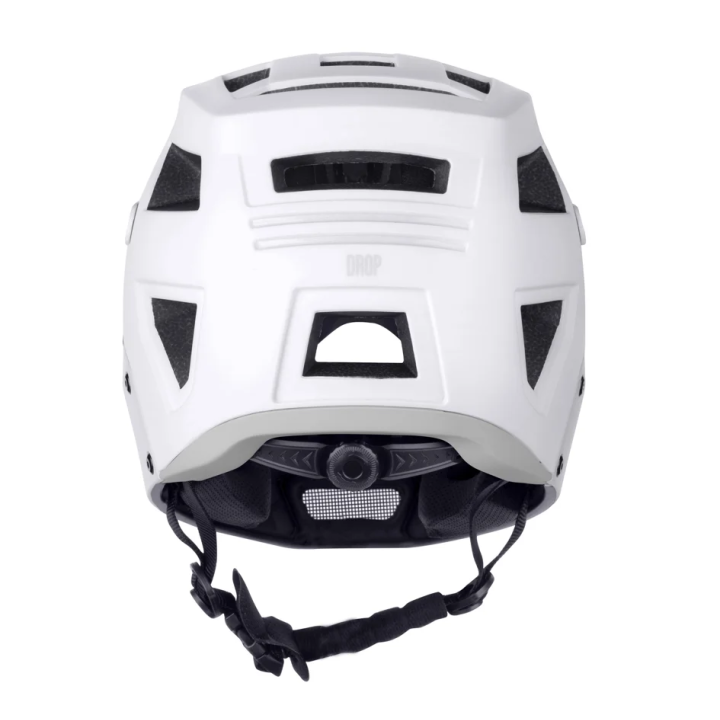 Šalmas FORCE DROP  downhill white-grey (L-XL 58-61cm)
