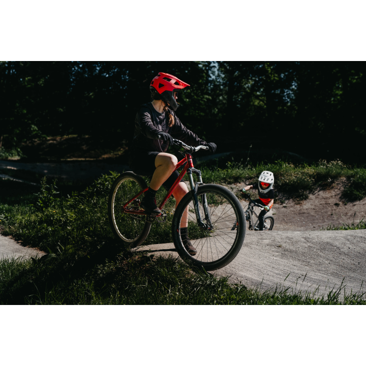 Šalmas FORCE DROP downhill red-black XS-S (51–54 cm)