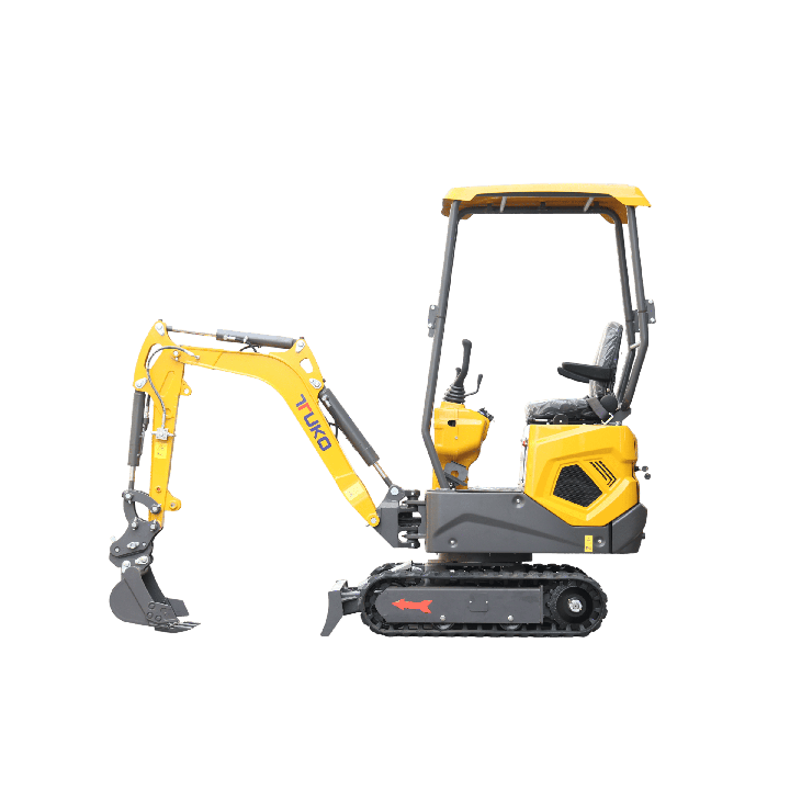 Vikšrinis mini ekskavatorius su stogeliu TUKO KW12 KOOP KD192FC 7.6kW darbinis svoris 1.2 Tonos