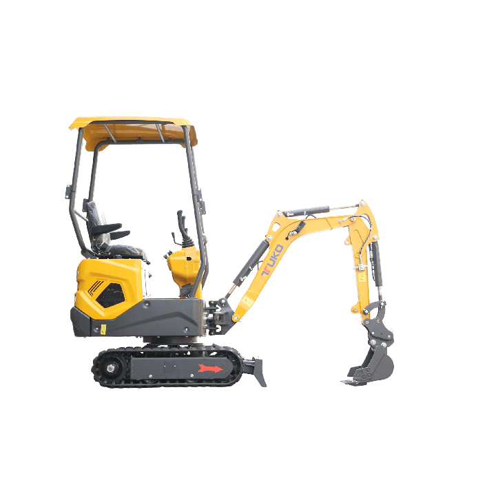 Vikšrinis mini ekskavatorius su stogeliu TUKO KW12 KOOP KD192FC 7.6kW darbinis svoris 1.2 Tonos